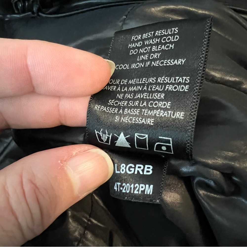 Tumi Men’s Black Insulated Tech Jacket Hidden Hood - Zip & Snap - Size Small - Picture 13 of 17